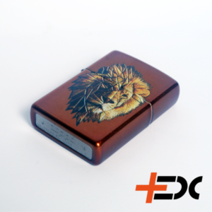 Zippo lighter model 29865 Zippo lighters doesn't really need an inroduction. Traditional petrol lighters, known for great design and they are windproof. Polygon lion design Copper colour Great quality