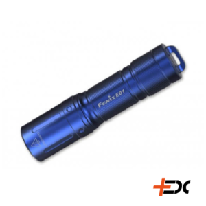 Fenix E01 v2.0 flashlight Small in size, big in performance! Great choice for every day carry! 6,7cm 13gramm 3 levels 5lm, 25lm, 100lm, power - AAA battery (accessory) lightsource Cree XP-GP2 shock and water resistant* anodized aluminium body rotary switch *shock resistant: tested for 1 meter drop, IPX8 water resistant certification (tested: 2m depth, 30 minutes)